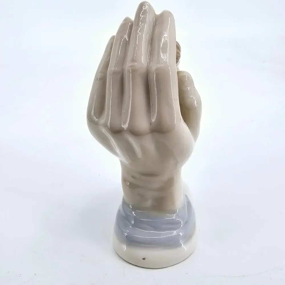 Vintage Child Palm Of My Hand Watch Over Me Porcelain Figurine 4.5